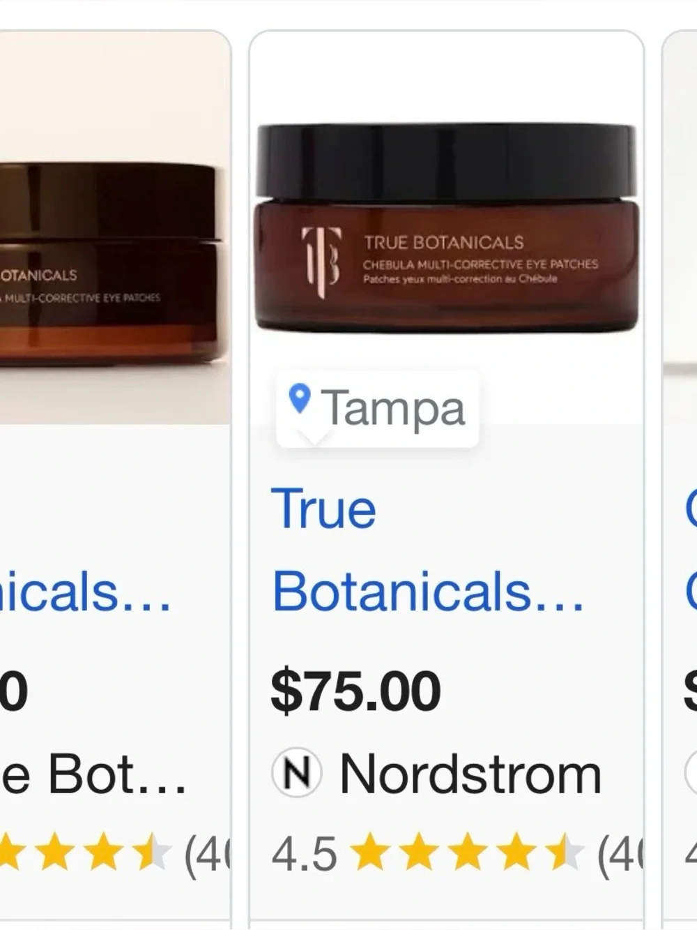True Botanicals Chebula Multi-Corrective Eye Patches
